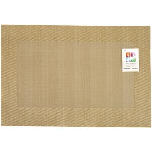 Merkloos Placemats Hampton - 1x - goud - PVC - 30 x 45 cm -