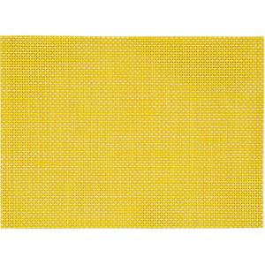 Merkloos 1x Placemats geel geweven/gevlochten 45 x 30 cm -