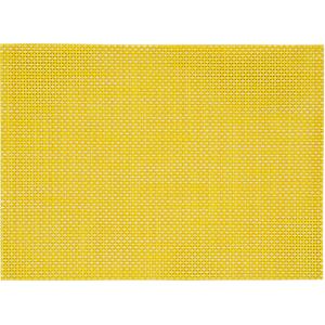 Merkloos 1x Placemats geel geweven/gevlochten 45 x 30 cm -