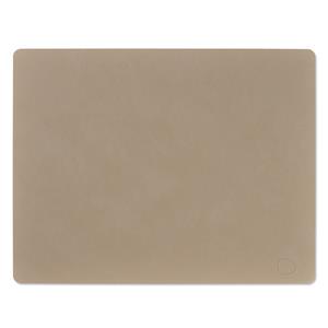 LIND DNA  Dinner Mat Square - Placemat 35x45cm Nupo Clay Brown