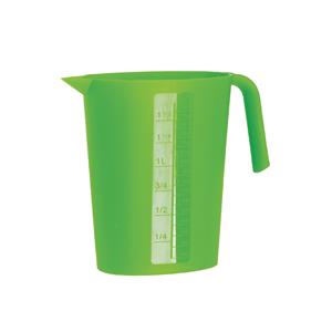 Juypal Hogar Schenkkan/waterkan - groen - 1,75 liter - kunststof - L22 x H20 cm -