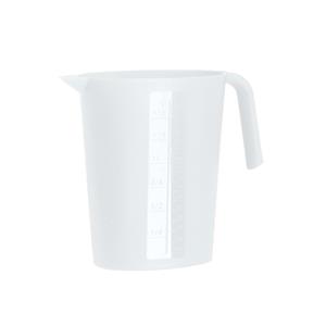 Juypal Hogar Schenkkan/waterkan - wit - 1,75 liter - kunststof - L22 x H20 cm -