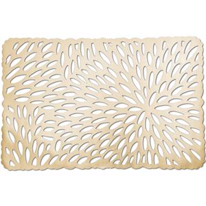 Zeller 1x Rechthoekige placemats glanzend goud 29 x cm -