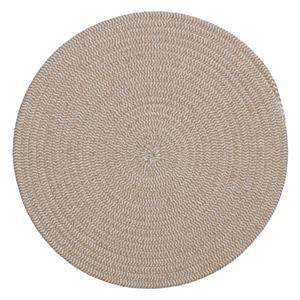 Secret de Gourmet Ronde placemat taupe katoen cm -