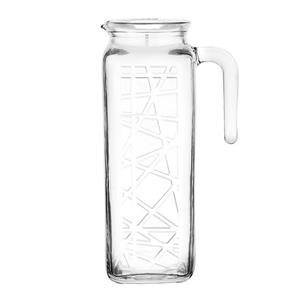 Glasmark Waterkan - met deksel - 1L - glas - schenkkan - waterkaraf -