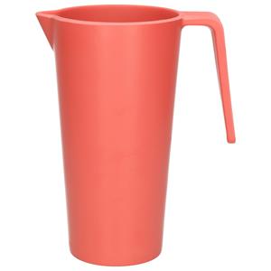 Excellent Houseware Schenkkan/waterkan - rood - 1500 ML - melamine - D10 x H21 cm -