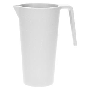 Excellent Houseware Schenkkan/waterkan - wit - 1500 ML - melamine - D10 x H21 cm -