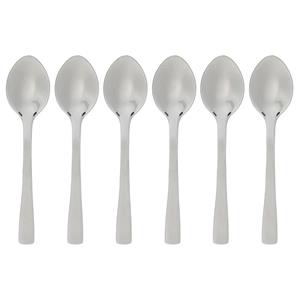 Secret de Gourmet Koffielepels/theelepels - 6 stuks - RVS - 9,5 cm -