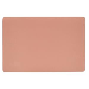 Zeller 1x placemats lederlook - 45 x 30 cm - zalmroze -