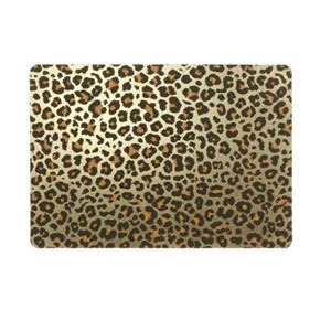 Merkloos 1x Placemats/onderleggers gouden panterprint 30 x 45 cm -