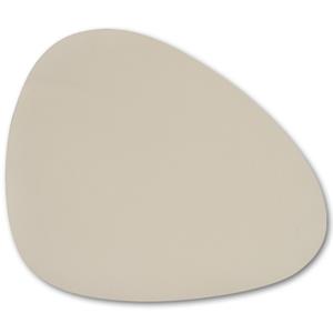 Zeller 2x Lederlook placemats creme x cm -