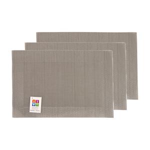 Merkloos Placemats Hampton - 6x - taupe - PVC - 30 x 45 cm -