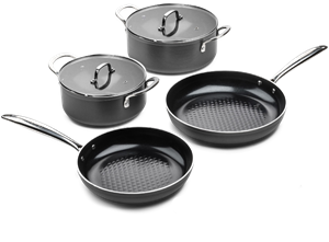 ISENVI Victoria Forged Super Combi - Pannenset 6 delig - RVS grepen