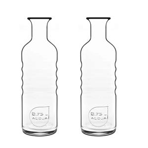 Bormioli Rocco 3x Glazen water karaffen van 750 ml Optima -