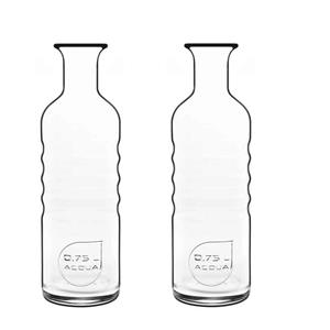 Bormioli Rocco 4x Glazen water karaffen van 750 ml Optima -