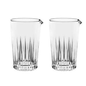 Bormioli Rocco 2x Luxe glazen water karaffen van 550 ml -