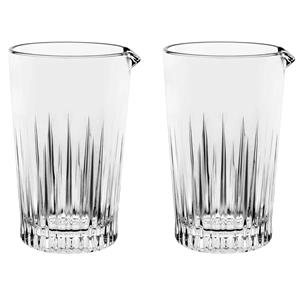 Bormioli Rocco 4x Luxe glazen water karaffen van 550 ml -