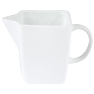 PULSIVA Melkkan Jazz; 200ml, 11.1 cm (H); wit; vierkant; 4 stuk / verpakking