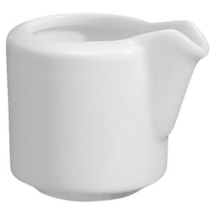 Vega Melkkannetje Base zonder handvat; 30ml, 4.5x4.5 cm (ØxH); wit; rond; 6 stuk / verpakking