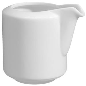 Vega Melkkannetje Base zonder handvat; 150ml, 8x7 cm (ØxH); wit; rond; 6 stuk / verpakking