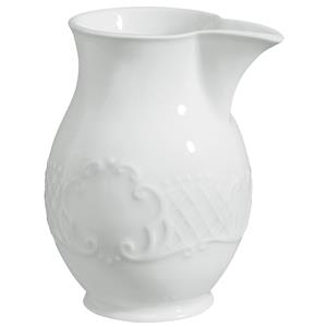 Vega Melkkannetje Menuett zonder oor; 100ml, 4.1x7.3 cm (ØxH); wit; rond; 6 stuk / verpakking