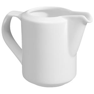 Vega Melkkannetje Base met handvat; 300ml, 8x10 cm (ØxH); wit; rond; 6 stuk / verpakking