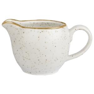 Churchill Schenkkan Stonecast Barley White; 114ml, 7 cm (H); wit/bruin; rond; 4 stuk / verpakking