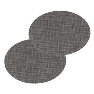 Secret de Gourmet Set van 10x stuks placemats Maoli zwart kunststof x 35 cm -