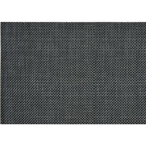 Merkloos 10x Placemat antraciet geweven/gevlochten 45 x 30 cm -