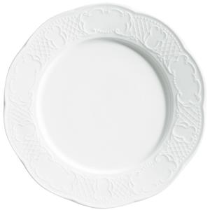 Vega Plat bord Menuett; 24.5 cm (Ø); wit; rond; 6 stuk / verpakking