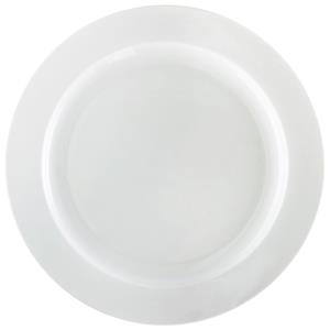 PULSIVA Plat bord Ronda; 27 cm (Ø); wit; rond; 6 stuk / verpakking