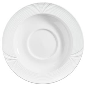 PULSIVA Koffie-/soepkom schotel Rena; 15.5 cm (Ø); wit; rond; 6 stuk / verpakking