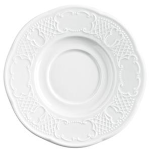 Vega Schotel tbv Cappuccino-/soepkop Menuet; 17 cm (Ø); wit; rond; 6 stuk / verpakking
