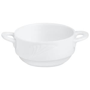 PULSIVA Soepkom Swing; 220ml, 10x5 cm (ØxH); wit; rond; 6 stuk / verpakking