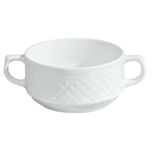Vega Soepkom Den Haag; 300ml, 10.3x5.5 cm (ØxH); wit; rond; 6 stuk / verpakking