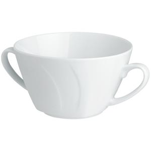 Vega Soepkom Vilano; 350ml, 11.3x6.5 cm (ØxH); wit; rond; 6 stuk / verpakking