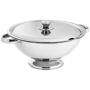 PULSIVA Soepterrine Tacet; 3000ml, 27x12.5 cm (ØxH); zilver