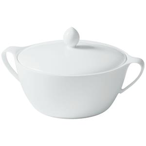 Vega Terrine Pallais met deksel; 2800ml, 24.5x20 cm (ØxH); wit; rond
