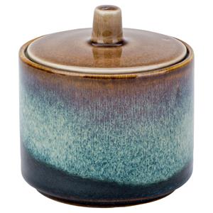 Cosy & Trendy Suikerpot Quintana; 8x8.5 cm (ØxH); amber; 6 stuk / verpakking