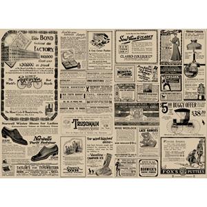 GARCIA DE POU Placemats Menulo; 31x43 cm (BxL); zwart/naturel; 500 stuk / verpakking