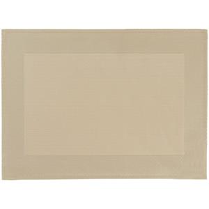 ERWIN M. Placemat Pure; 33x45 cm (BxL); champagne beige; 2 stuk / verpakking