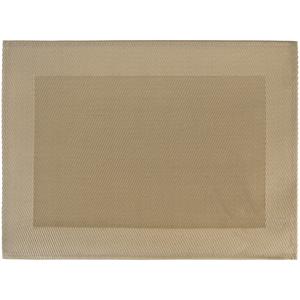 ERWIN M. Placemat Pure; 33x45 cm (BxL); champagne; 2 stuk / verpakking