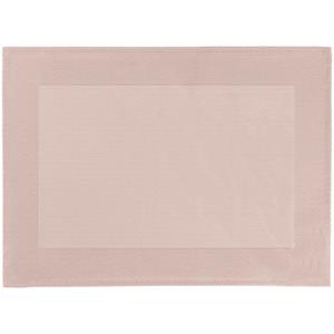 ERWIN M. Placemat Pure; 33x45 cm (BxL); rosé; 2 stuk / verpakking