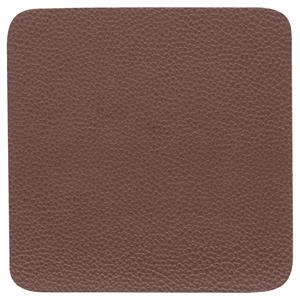 Vega Onderzetter Kaja vierkant; 11x11 cm (BxL); bruin; vierkant; 4 stuk / verpakking
