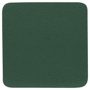 Vega Onderzetter Kaja vierkant; 11x11 cm (BxL); donkergroen; vierkant; 4 stuk / verpakking
