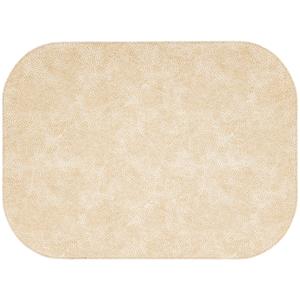 Vega Placemat Shana vier ronde hoeken; 32.5x44 cm (BxL); beige/taupe; rechthoekig; 6 stuk / verpakking