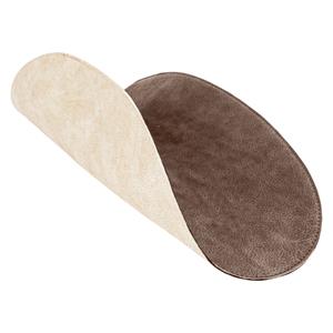 Vega Placemat Shana; 30x45 cm (BxL); beige/taupe; ovaal; 6 stuk / verpakking