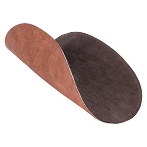 Vega Placemat Shana; 30x45 cm (BxL); bruin/roestbruin; ovaal; 6 stuk / verpakking