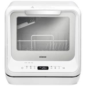 Bomann TSG 5701 Tisch-Geschirrspüler 420mm EEK: G (A - G) Standgerät Weiß