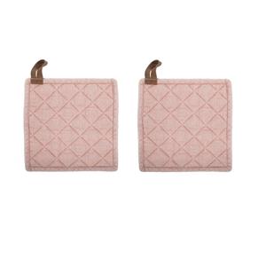 TISECO  Keukentextiel - Pannenlap Set/2 Pink